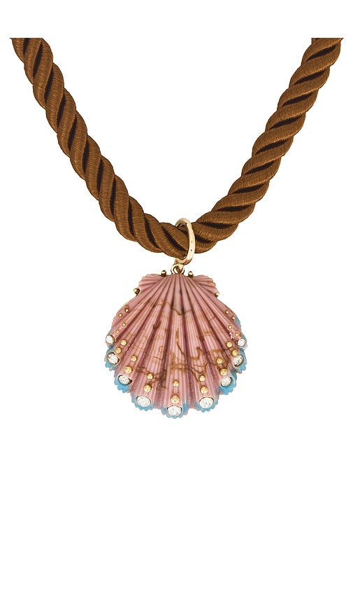 Dannijo Lisbeth Necklace In Brown