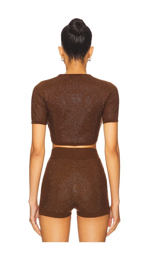  David Koma Oberteil In Brown. Größe S. Also In M. 