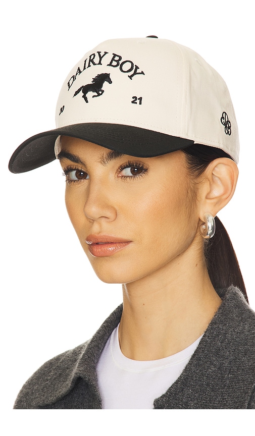 Dairy Boy East Coast Trucker Hat in Black