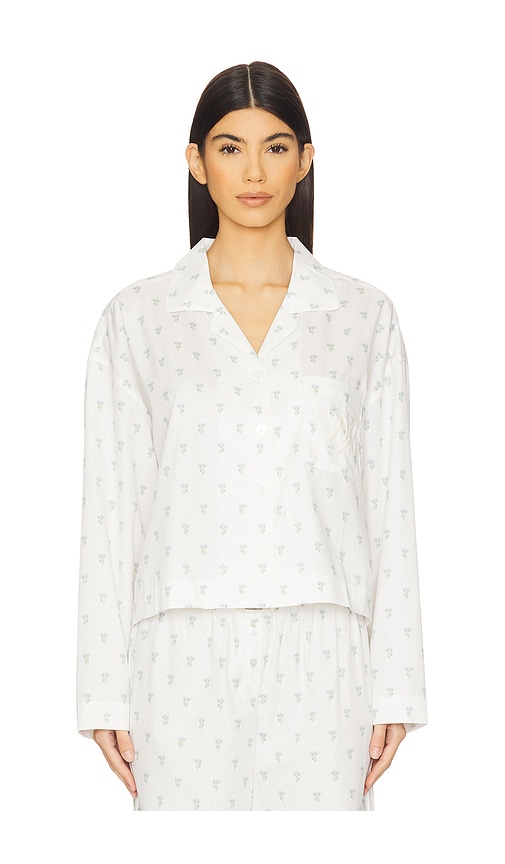 Dairy Boy Elizabeth Sleep Top In Powder Blue