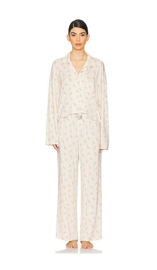 Dairy Boy Butter Sleep Set in Fawn
