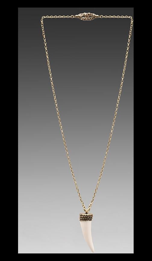 Enamel Large Claw Necklace