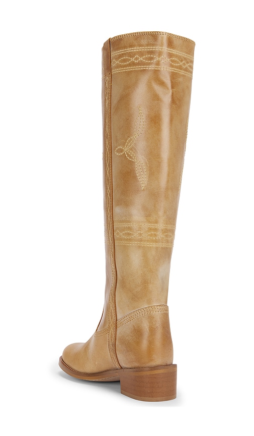  Dico Copenhagen Bota Ann Gaucho With Western Stitching En Color Bronce Talla 36  (también En 37, 38, 39). 