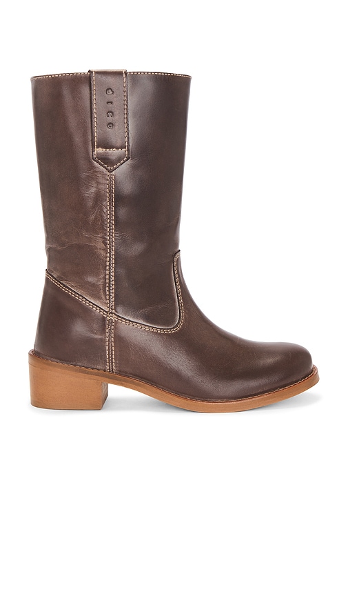 Julia Gaucho Boot in Brown Escovado in Brown. - size 41 (also in 36, 37, 38, 39, 40)
