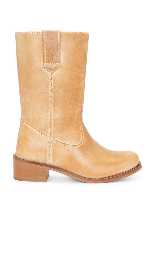 Julia Gaucho Boot in Tan. - size 36 (also in 37, 38, 39, 40, 41) - Dico Copenhagen - Modalova