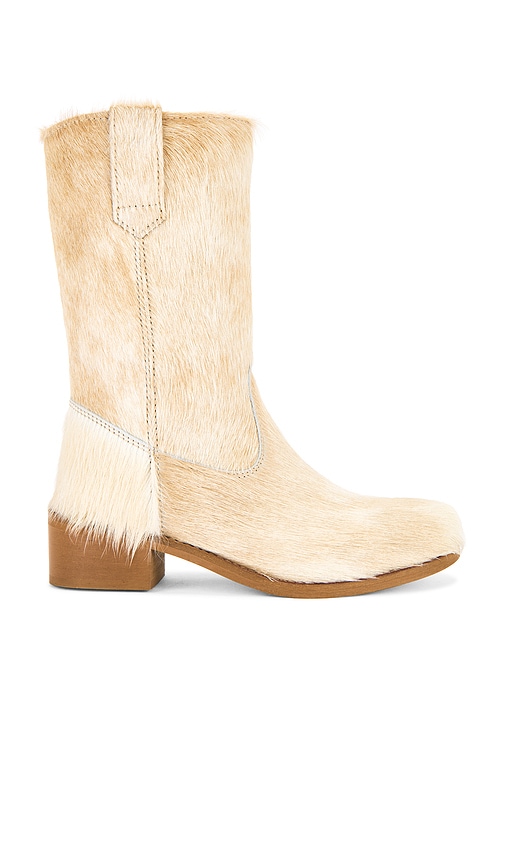 Dico Copenhagen Julia Fur Gaucho Boot In Brown