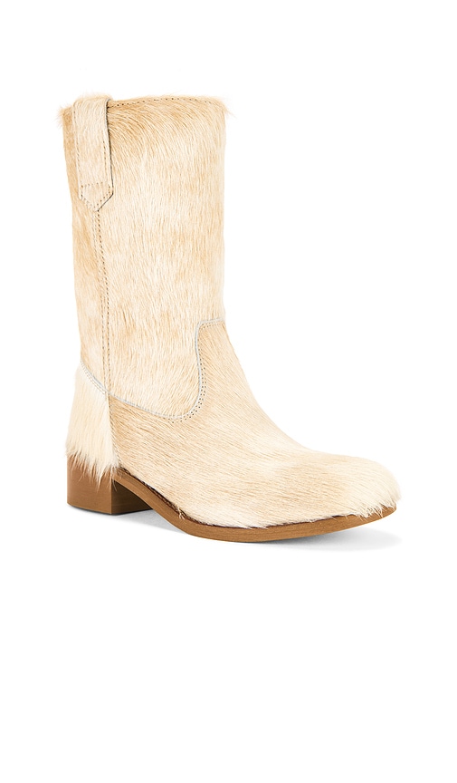 Dico Copenhagen Julia Fur Gaucho Boot In Brown