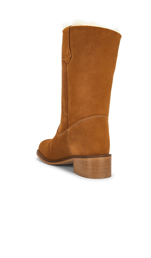  Dico Copenhagen Bota Julia Shearling Gaucho En Color Cognac Talla 36  (también En 37, 38, 39, 40, 41). 