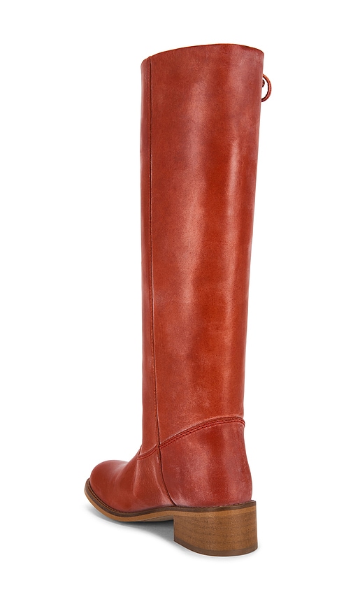  Dico Copenhagen Bota Ann Gaucho Boot With Side Laces En Color Rojo Talla 36  (también En 37, 38, 39, 40, 41). 