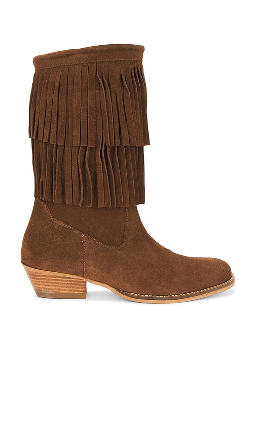 Dico Copenhagen Celina Fringes Boot In Brown