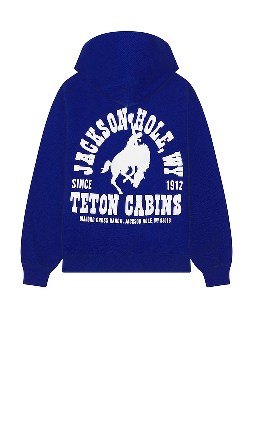 Buckin Hoodie in Royal. - size L (also in M, S, XL/1X) - Diamond Cross Ranch - Modalova