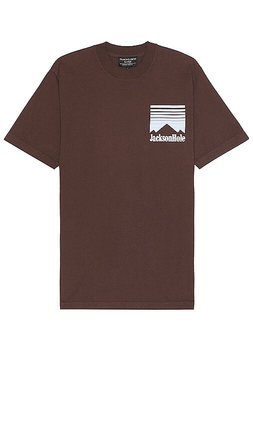 Shop Diamond Cross Ranch Spooked Tee In Chocolate