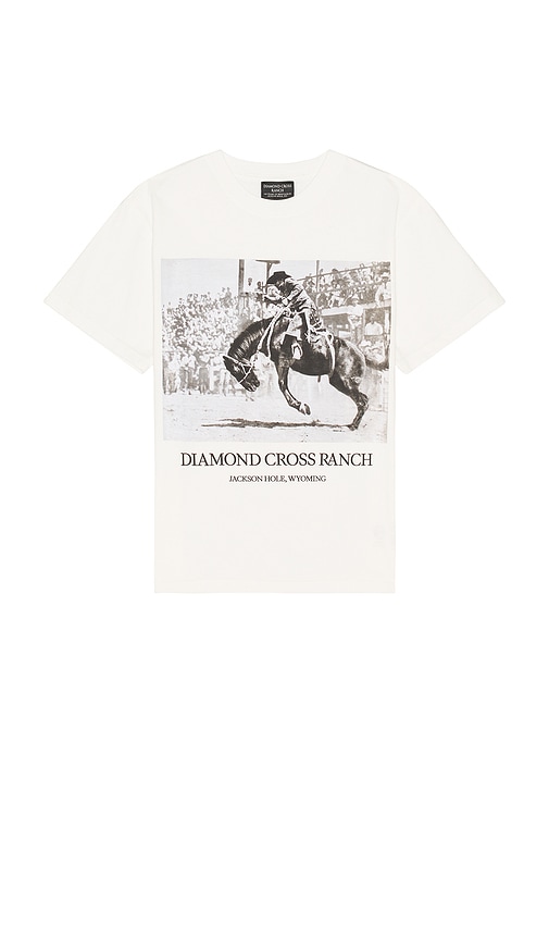 Diamond Cross Ranch Walter Riding Tee In White
