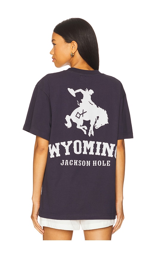 Wyoming Classic Tee in Blue. - size L (also in M, XL/1X) - Diamond Cross Ranch - Modalova