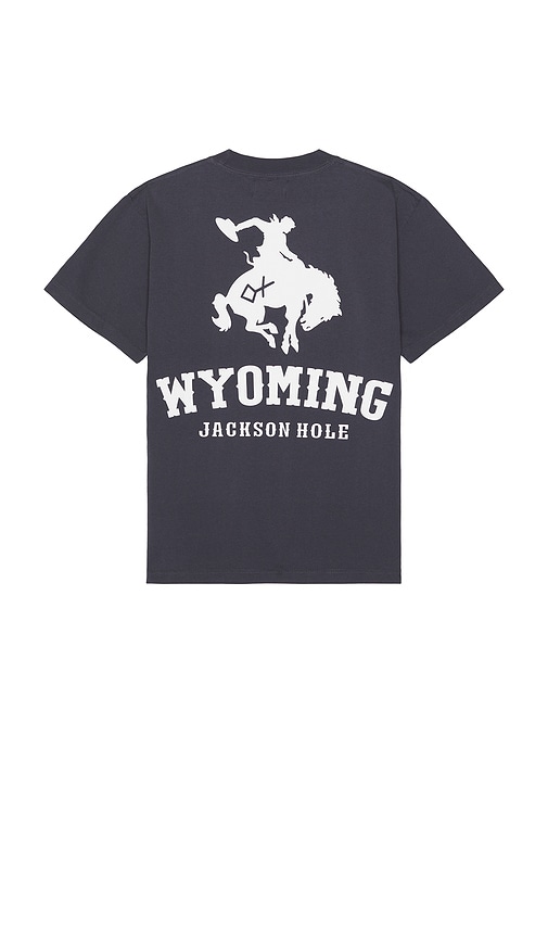 Wyoming Classic Tee in Blue. - size L (also in M, S, XL/1X) - Diamond Cross Ranch - Modalova