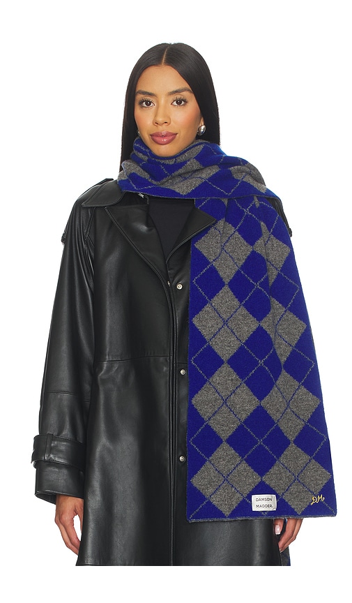 Damson Madder Saskia Scarf Å›´å·¾ Â€“ È“�è‰². Å°ºç � All. In Blue