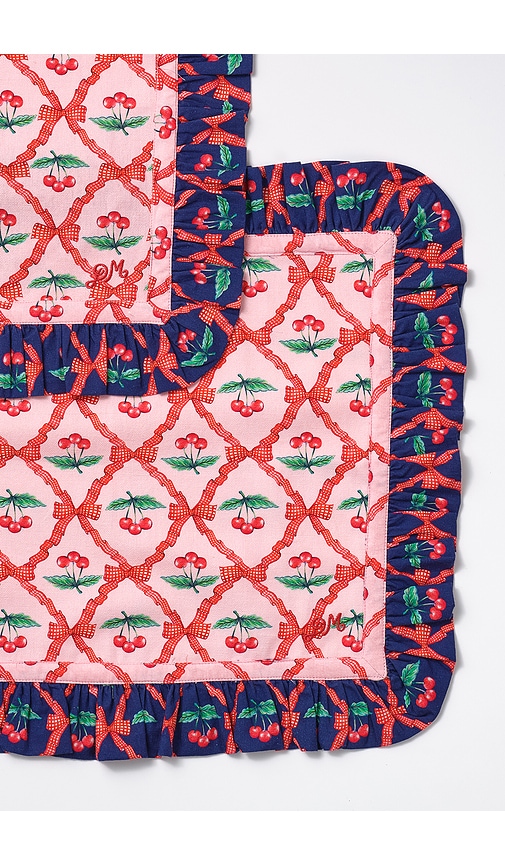  Damson Madder Tischset Placemat - Set Of 2 In Pink. 