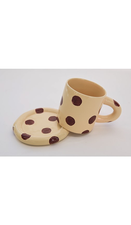 Damson Madder Untertasse Chubby Saucer In Cream. 