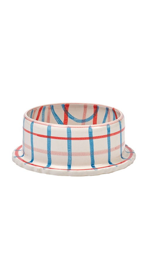 Damson Madder Hand Painted Ceramic Pet Bowl