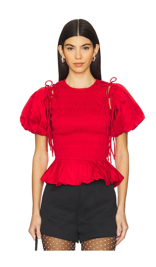 Damson Madder Becca Blouse in Cherry