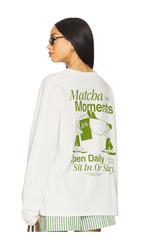 Damson Madder Matcha Moments Tee in Ecru