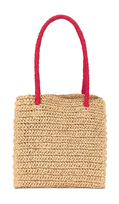 Shop Damson Madder Fruity Raffia Bag