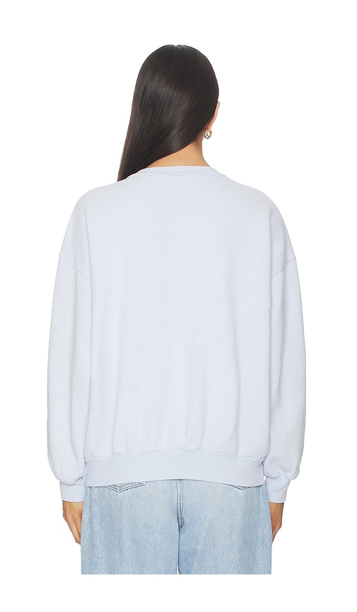  Daydreamer Rolling Stones Big Tongue 89 Oversized Crew Sweatshirt In Baby Blue. Size S. Also In Xs, L. 