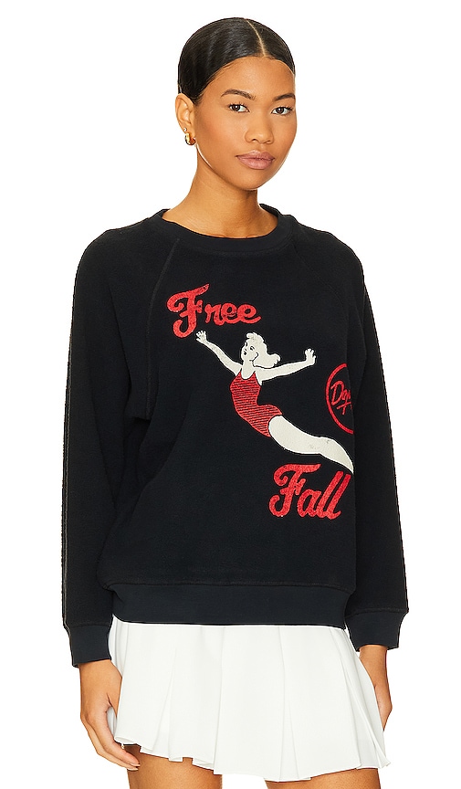 Shop Daydreamer Free Fall Reverse Sweatshirt In Black Onyx