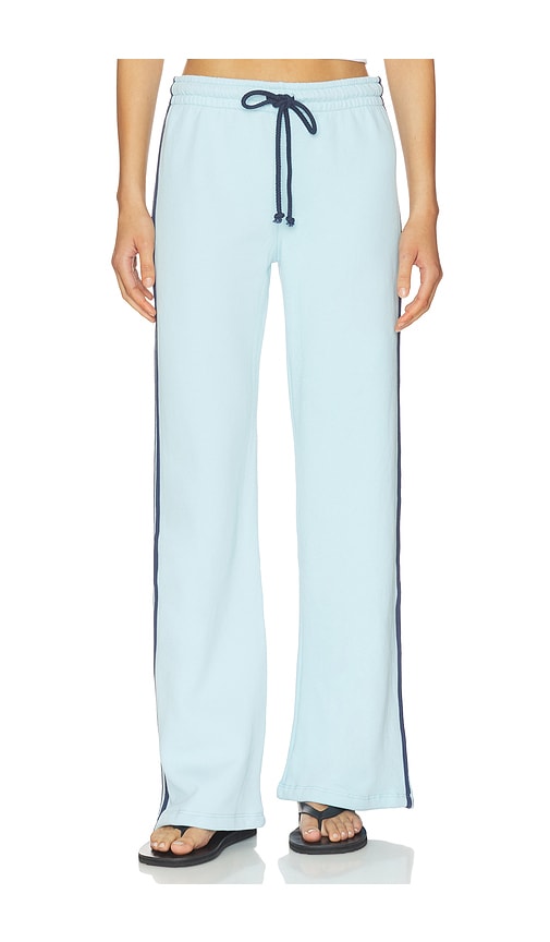 Daydreamer Solid Track Pant In Blue