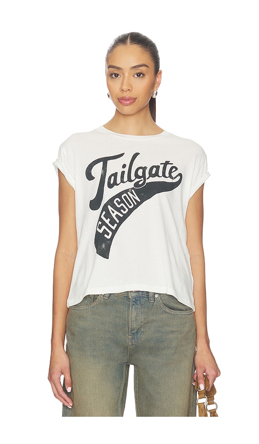 Daydreamer Tailgate Season Solo Tee In White