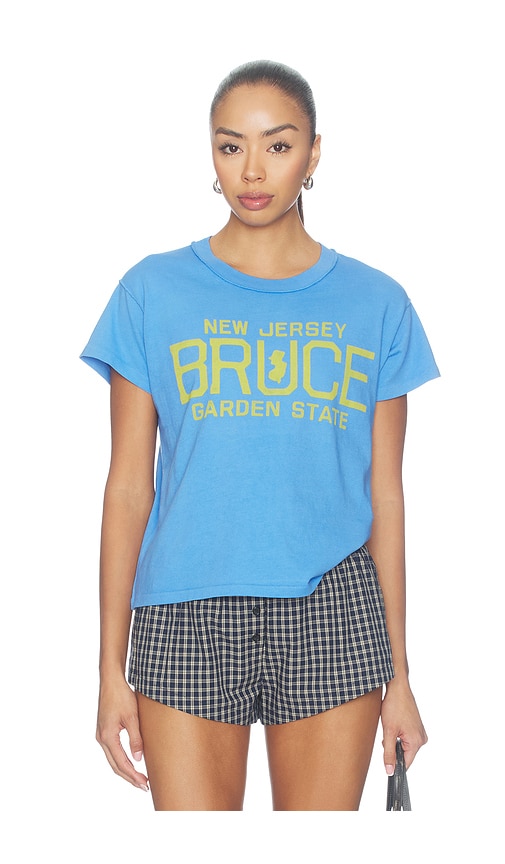Daydreamer Bruce Springsteen Garden State Reverse Gf Tee In Blue