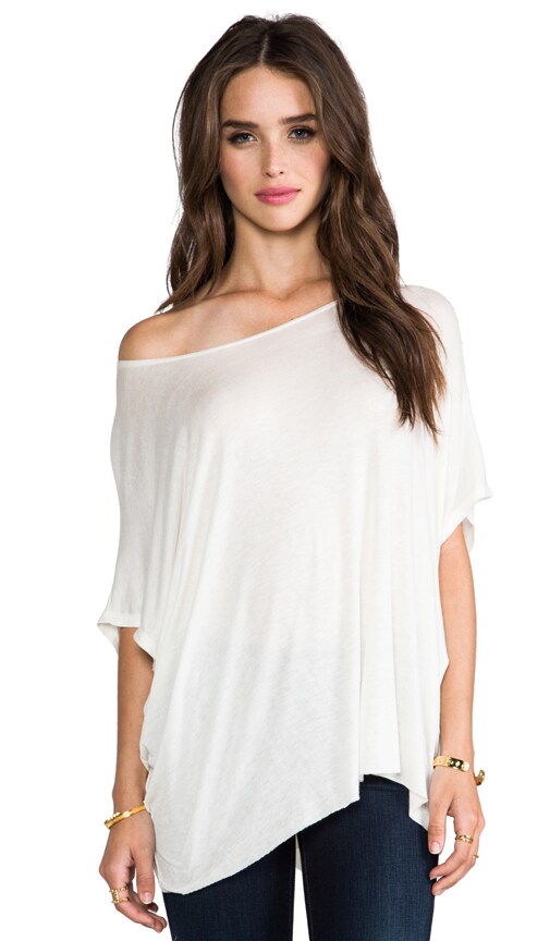 Oversized Tee with Back Zip