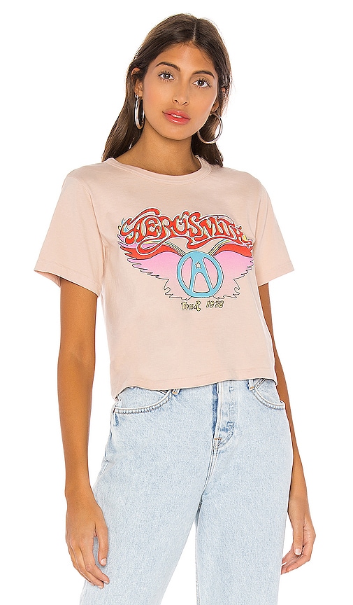 Aerosmith Wings Rebel Crop Tee