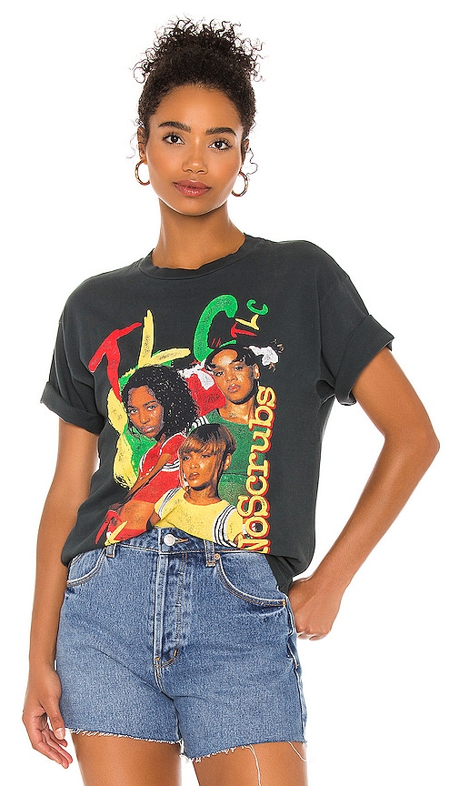 DAYDREAMER TLC No Scrubs Weekend Tee in Vintage Black