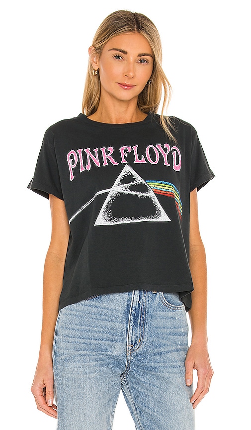 Pink Floyd Prism Girlfriend Tee in Vintage Black