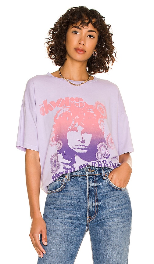 DAYDREAMER the Doors Other Side Merch Tee in Lilac Haze | REVOLVE