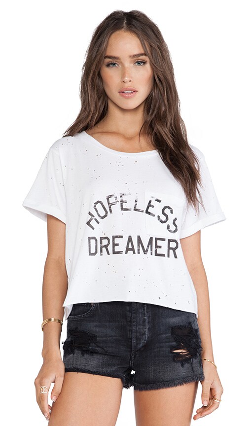 Hopeless Dreamer Thrashed Crop Top