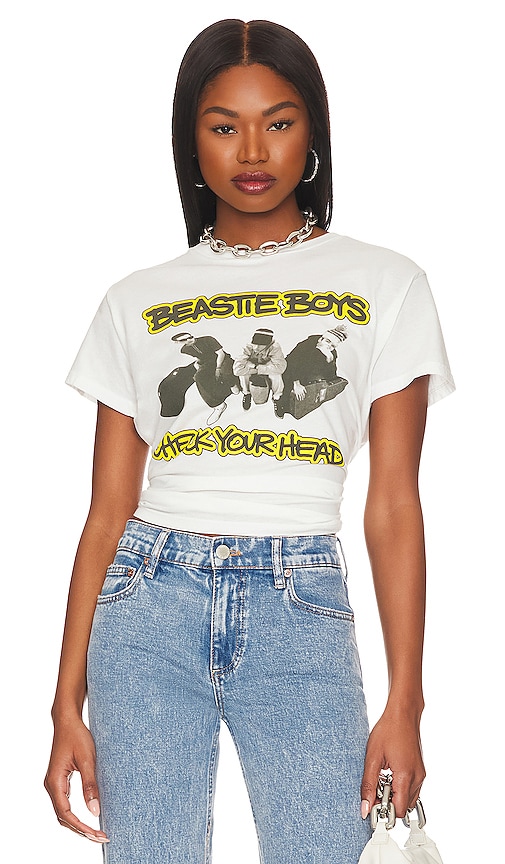 DAYDREAMER Beastie Boys Check Your Head Solo Tee in Vintage White
