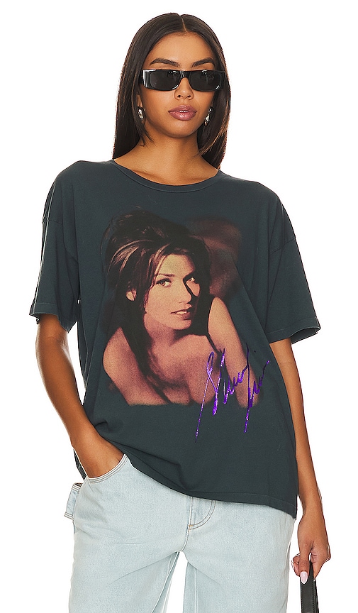 Daydreamer Shania Twain Come On Over 1988 Tour Merch Tee In Black