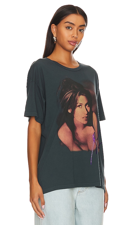 Shop Daydreamer Shania Twain Come On Over 1988 Tour Merch Tee In Black