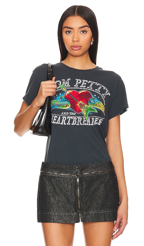 DAYDREAMER Tom Petty Summer Tour '13 Tour Tee in Vintage Black