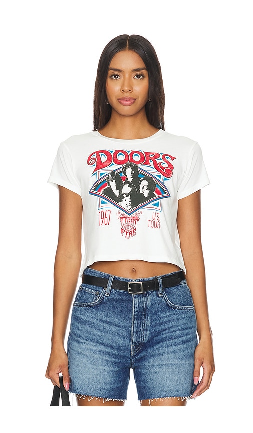 Shop Daydreamer The Doors Light My Fire Camp Tee In White