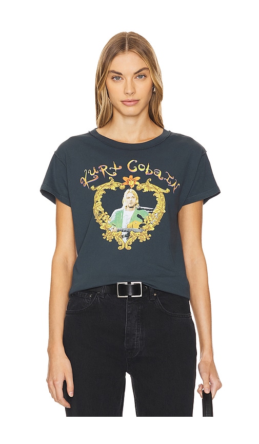 DAYDREAMER KURT COBAIN HEART FRAME REVERSE GF TEE SHIRT 