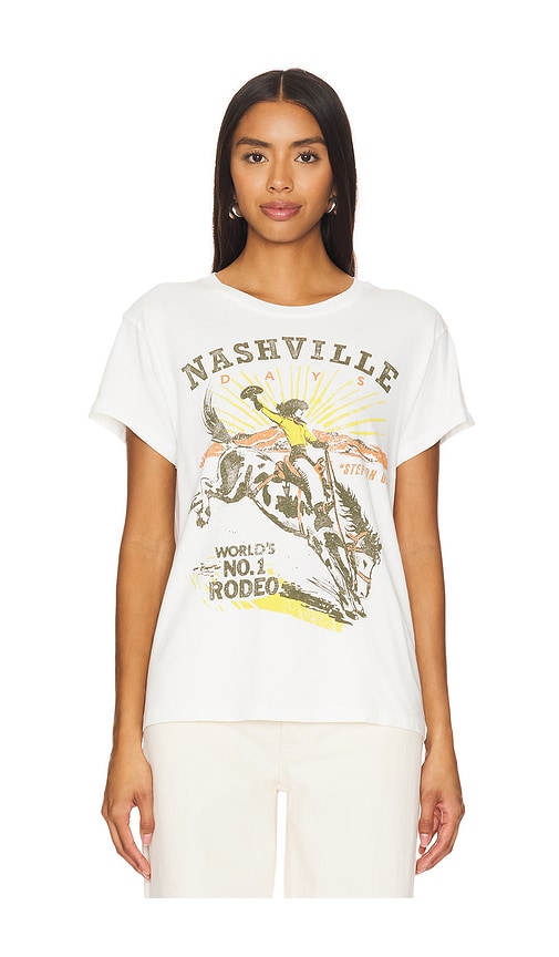 Shop Daydreamer Nashville Days Tour Tee Shirt In 复古白色