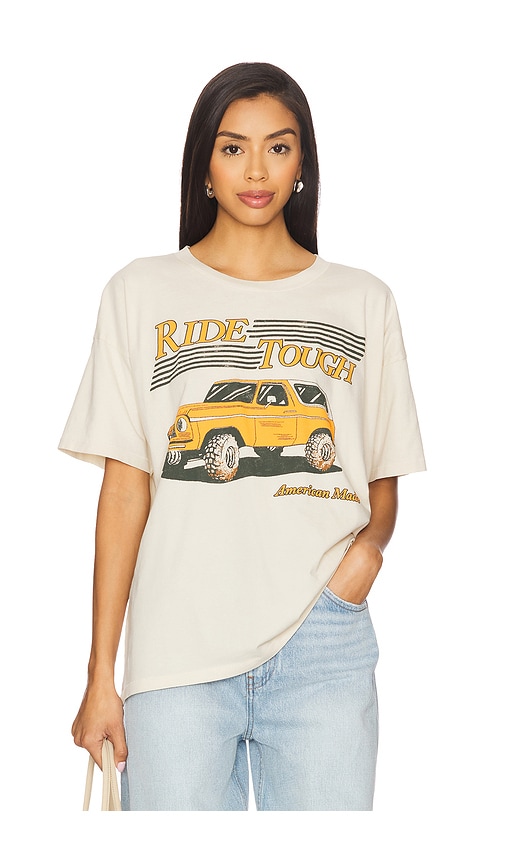 Ride Tough Merch Tee in White. - size L (also in M, S, XL, XS) - DAYDREAMER - Modalova