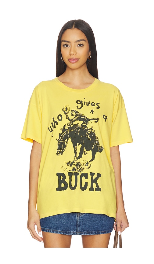 Daydreamer Who Gives A Buck Merch Tee In Gold