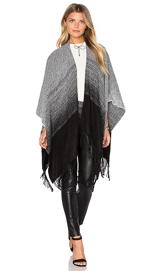 Grazziella Fringe Poncho