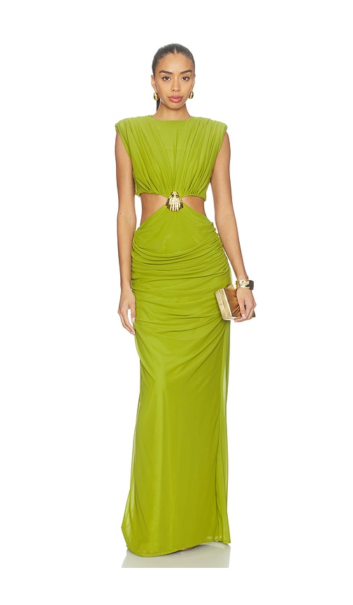 Women's Green Beaded Dress Women's Green Beaded Dress
