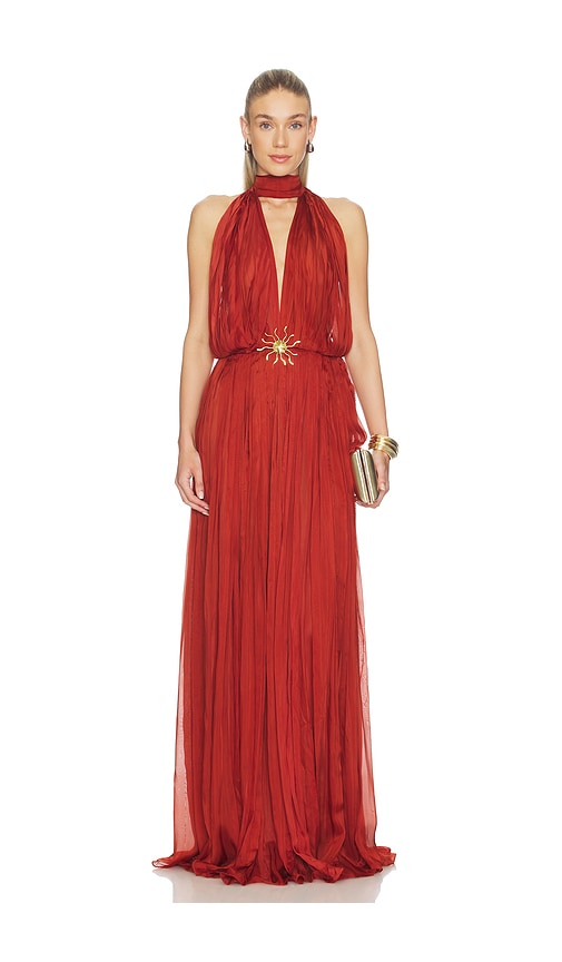 Deme by Gabriella ROBE MELANIA en Brick Taille S Also en XS M L 438 €
