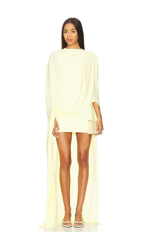 Deme By Gabriella Alexandra Mini Dress In Yellow
